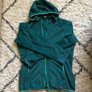 Patagonia full zip fleece hoodie
